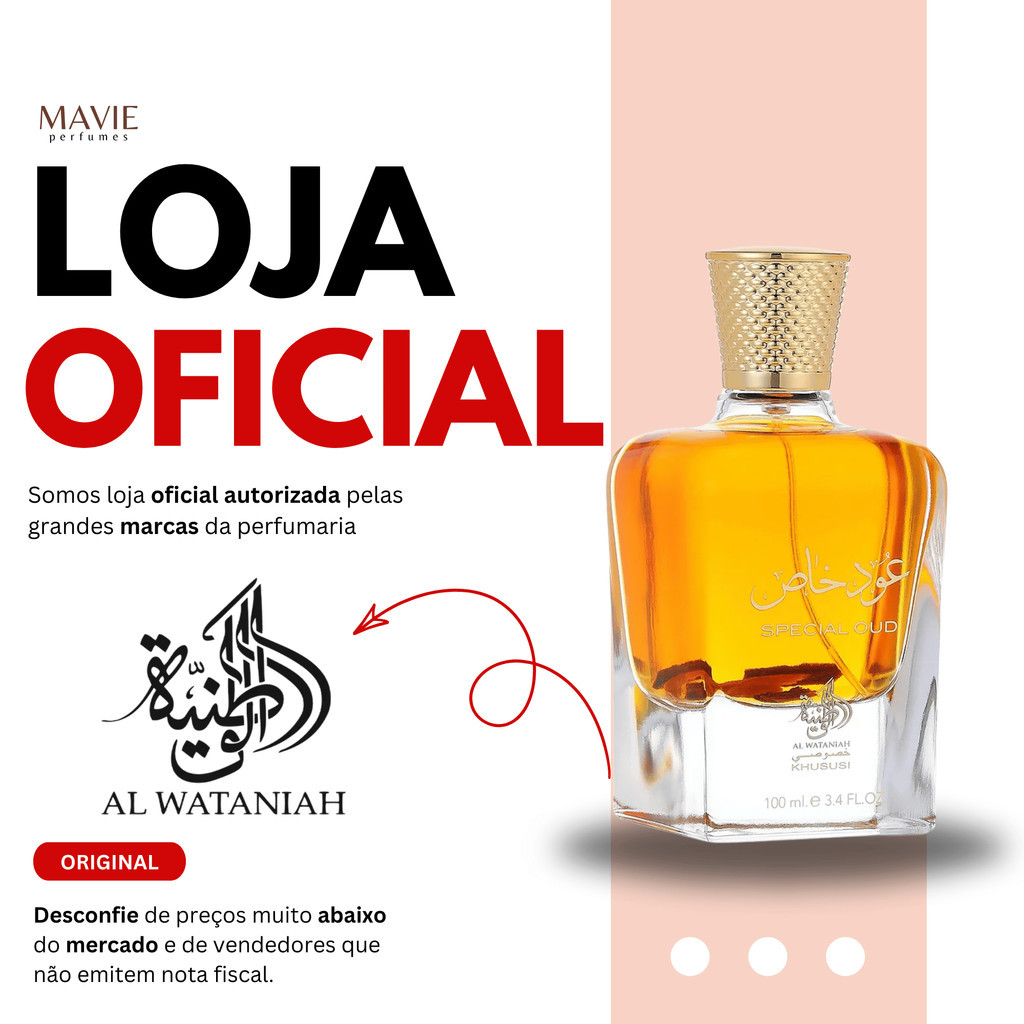 Perfume Árabe Special Oud Al Wataniah Eau de Parfum 100ml Original