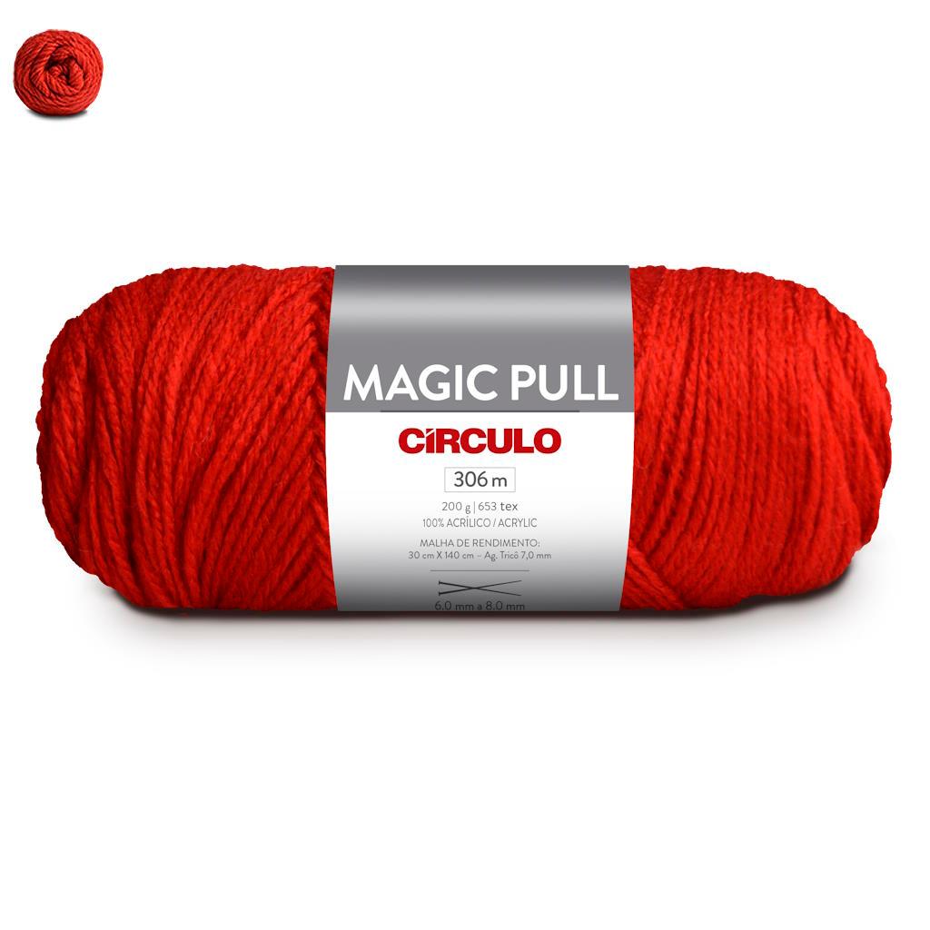 Fio/Lã Magic Pull 200g Circulo - Tex 653, 306m (efeito de listras