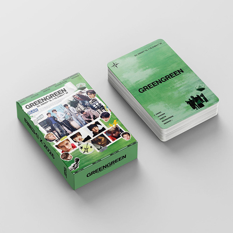 KPOP 55pcs CORTIS Photocard GREENGREEN Álbum LOMO Cartão De
