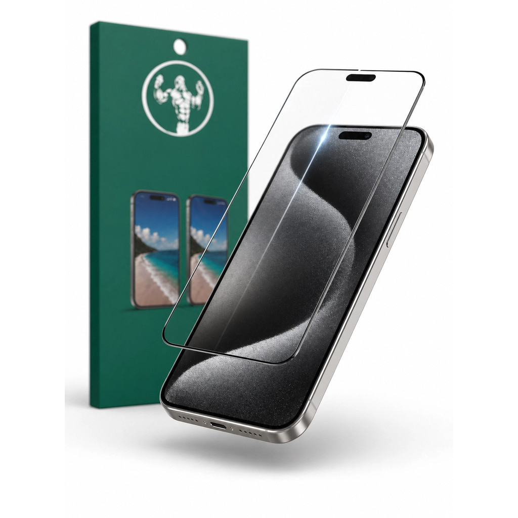 Película Cerâmica 3D 9D iPhone 15 Pro