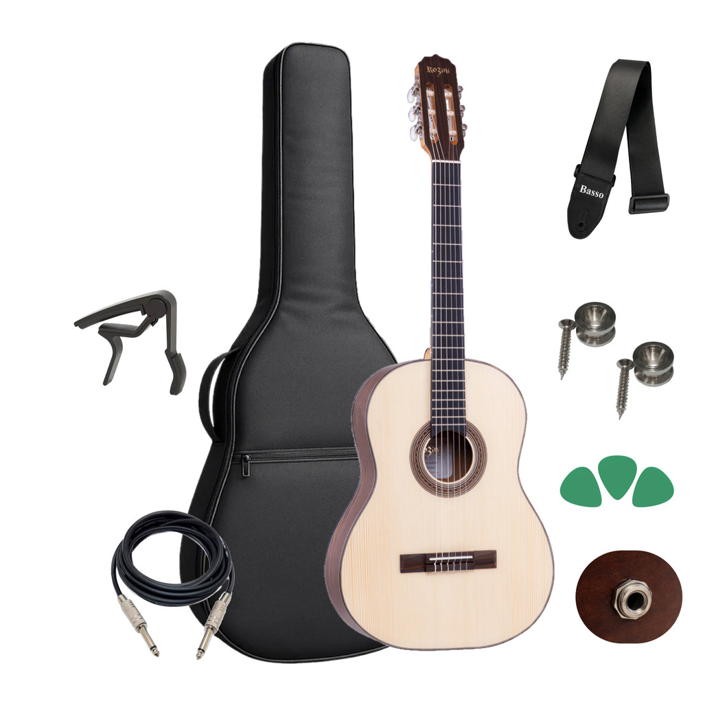 Violão Eletroacústico Rozini Rx210 + Capa E Acessórios | Shopee Brasil