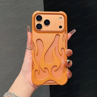 Capa Fosca De Chama De Dissipação De Calor, Compatível Com iPhone 17 16 15 14 13 12 11 Pro Max Plus, Traseira À Prova