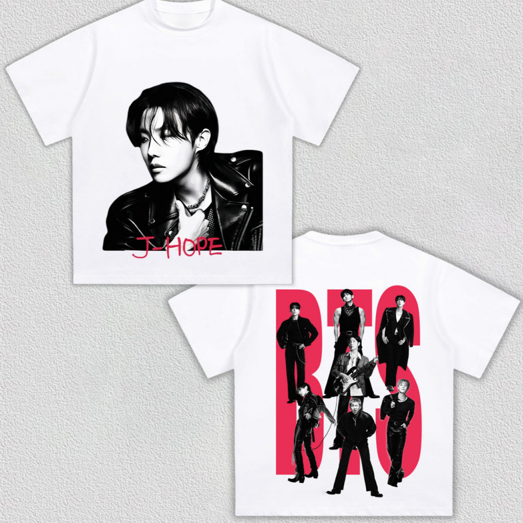 Camiseta Feminina Masculina Estampa BTS Jimin Kpop Turnê Mundial