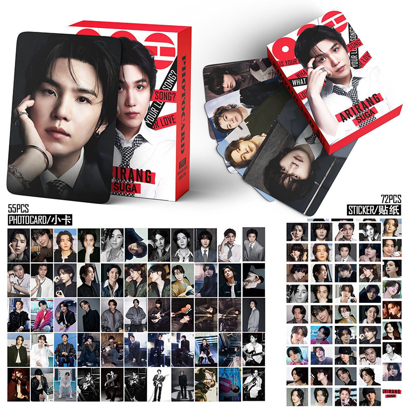 127 Pçs/Caixa ARIRANG Photocard Álbum JUNGKOOK V SUGA JIN JIMIN