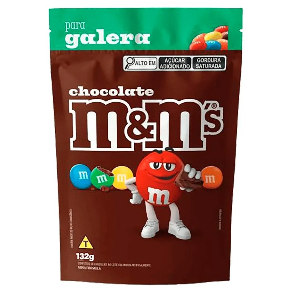 m&mさま専用 Chocolate Confeito M&Ms Pouch 132g Chocolate ao Leite Mars MMs