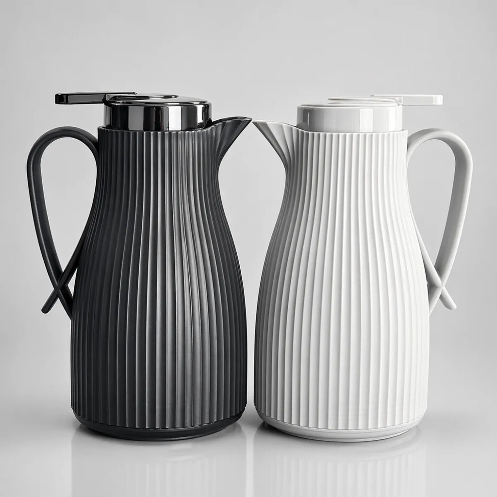 Garrafa Térmica 1L para Café e Chá – Portátil com Tampa Anti