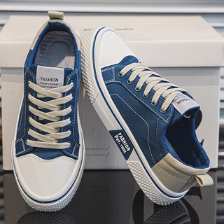 2026 Primavera E Outono Sapatos De Lona Novos Respirável Versátil Skate Masculino Sola Macia Tendência casual Moda