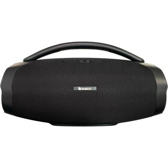 Caixa de Som Sumay CSP1302 GoldBox 120w Bluetooth Preta | Shopee Brasil
