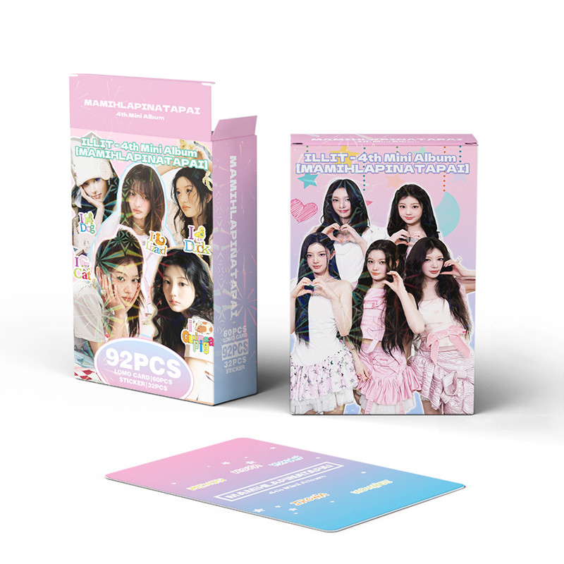 92 Pçs/Caixa ILLIT Photocards MAMIHLAPINATAPAI Álbum KPOP LOMO