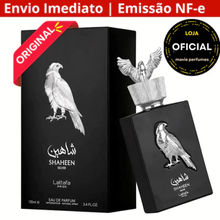 Perfume Shaheen Silver Lataffa Unissex 100ml Eau de Parfum Original Com Selo