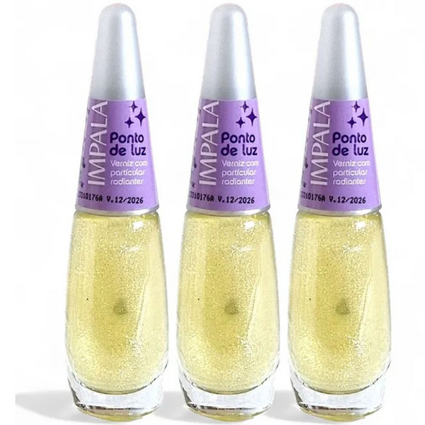 ESMALTE IMPALA VERNIZ 7,5ML PONTO DE LUZ | Shopee Brasil