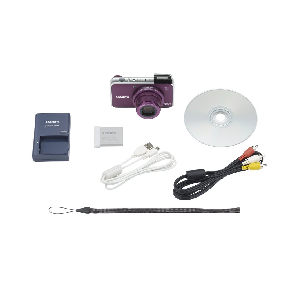used] Canon digital camera PowerShot SX210 IS Purple PSSX210IS(PR