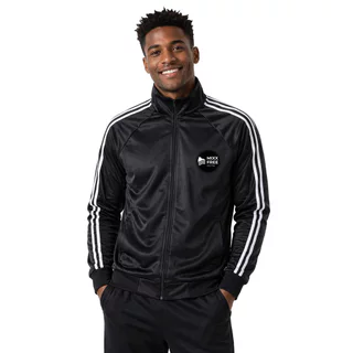 Jaqueta Masculina Gola Alta com Faixas Laterais Moda Street