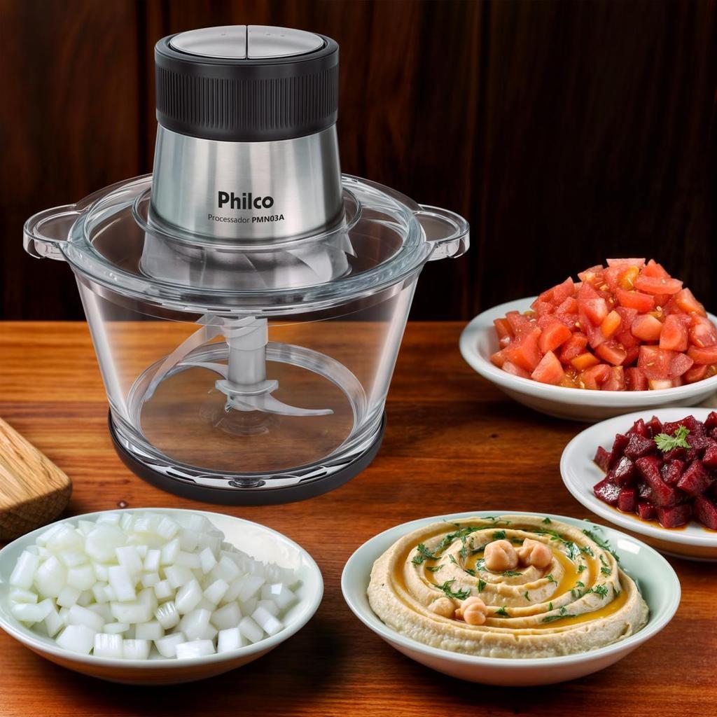 Processador Compacto Philco Jarra de Vidro 350W PMN03A | Shopee Brasil