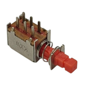 KIT COM 07 PEÇAS - CHAVE INTERRUPTOR SEM TRAVA 0,5A 50VDC PS22F05