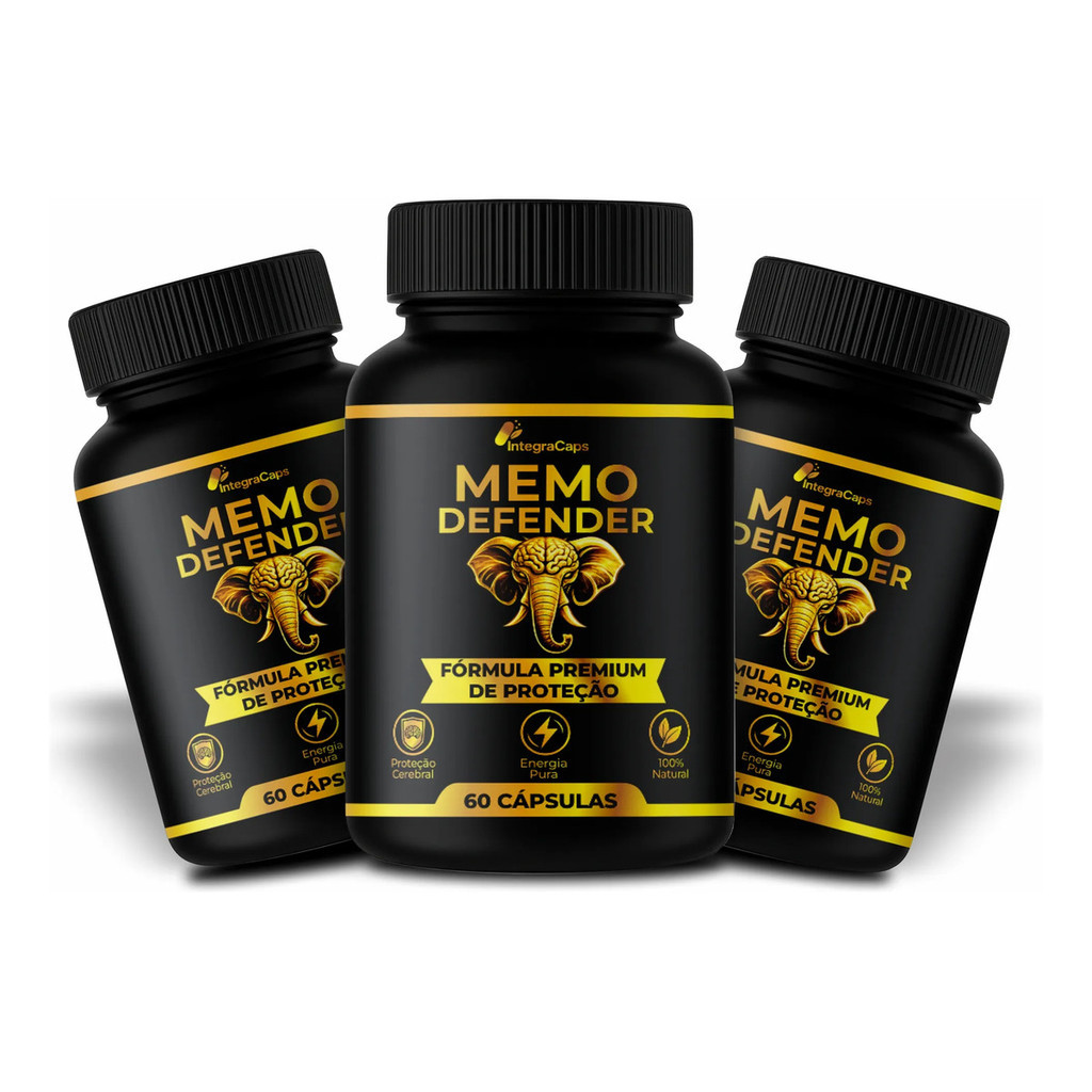 3unid Memo Defender 60 Caps Original - Única Loja Autorizada | Shopee ...