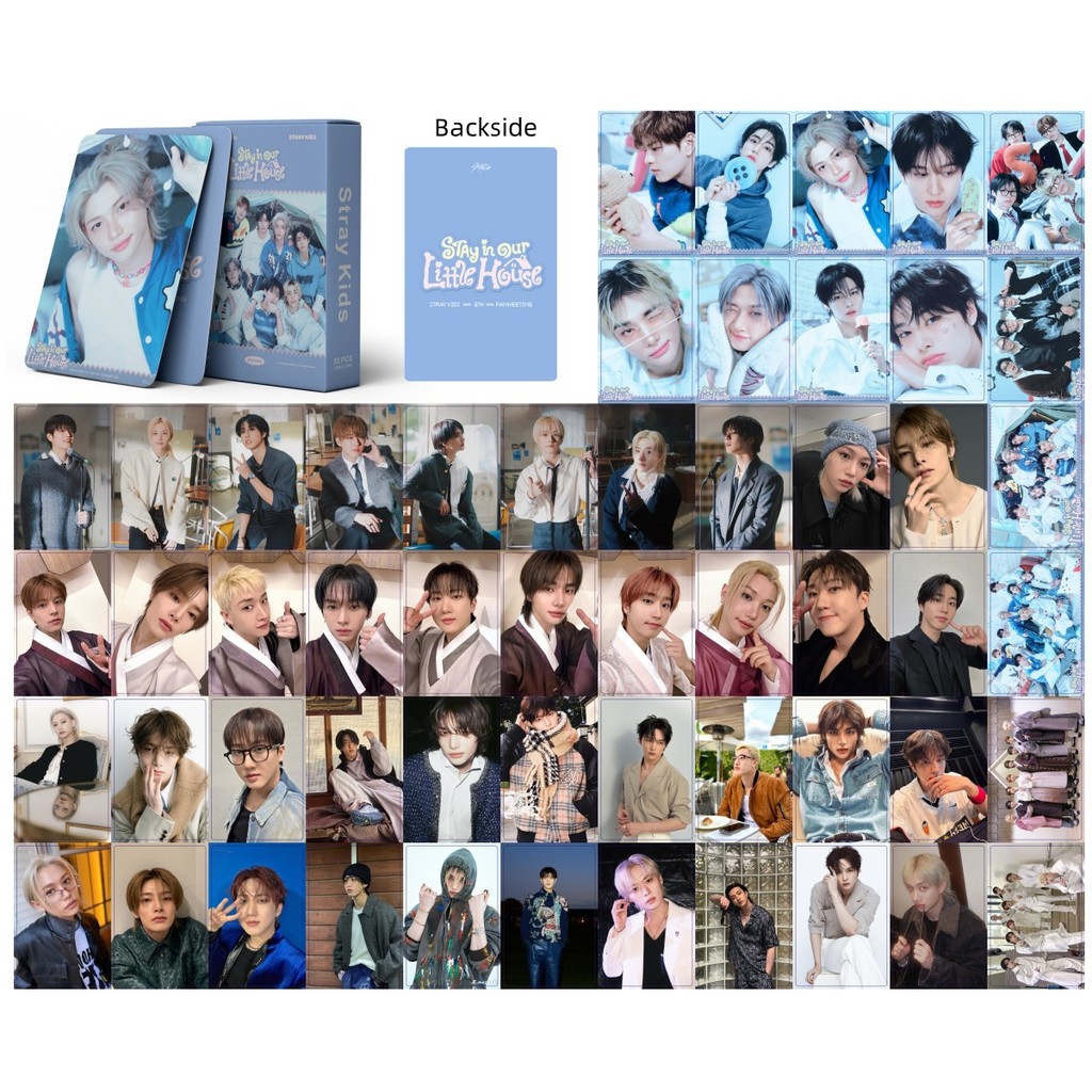 55pcs STRAY KIDS SKZ HOP Lomo Cartões ATE Perder My Breath Magic