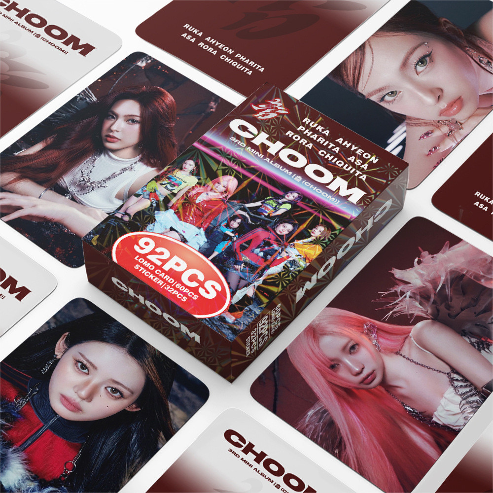 KPOP 92 Unidades/Caixa BABYMONSTER Photocards CHOOM LOMO Cartão De