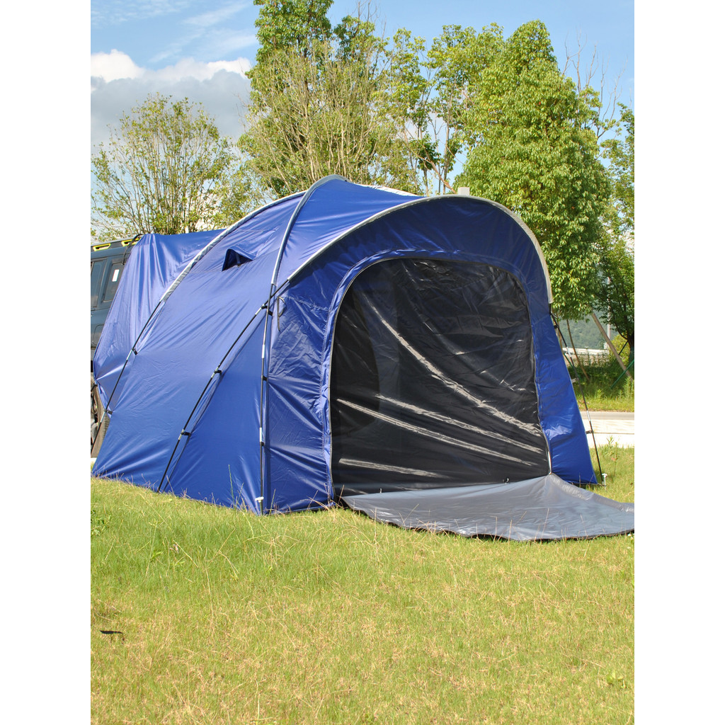 Tenda de extensão traseira com protetor solar à prova de chuva, barraca ...