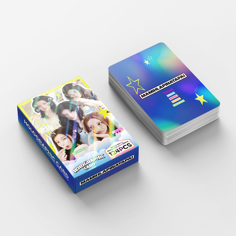 124 Pçs/Caixa ILLIT Photocards Cartão Holográfico KPOP