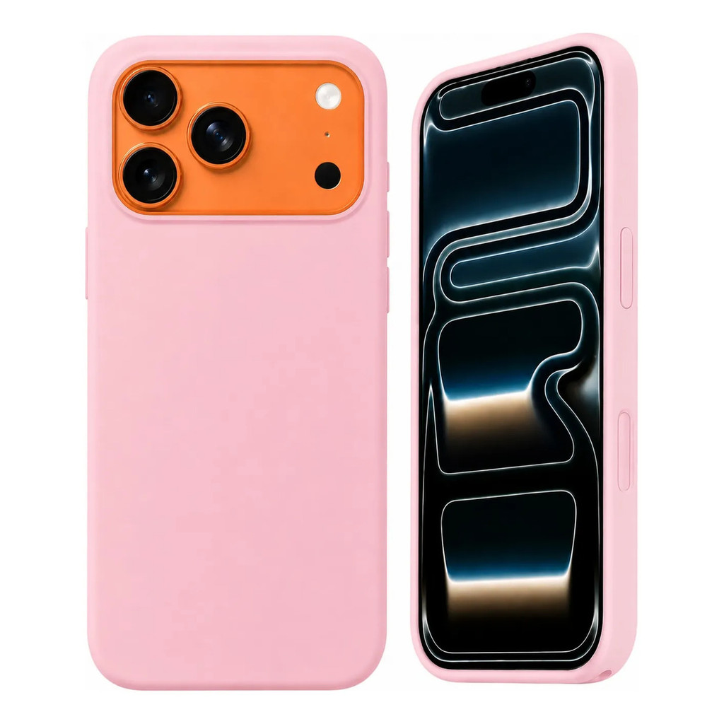 Capa iPhone 17 Pro Max Rosa Chiclete