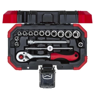 Jogo de soquetes sextavado 4 a 13 mm encaixe 1/4" com 16 peças R49003016 - Gedore Red em Oferta na Shopee