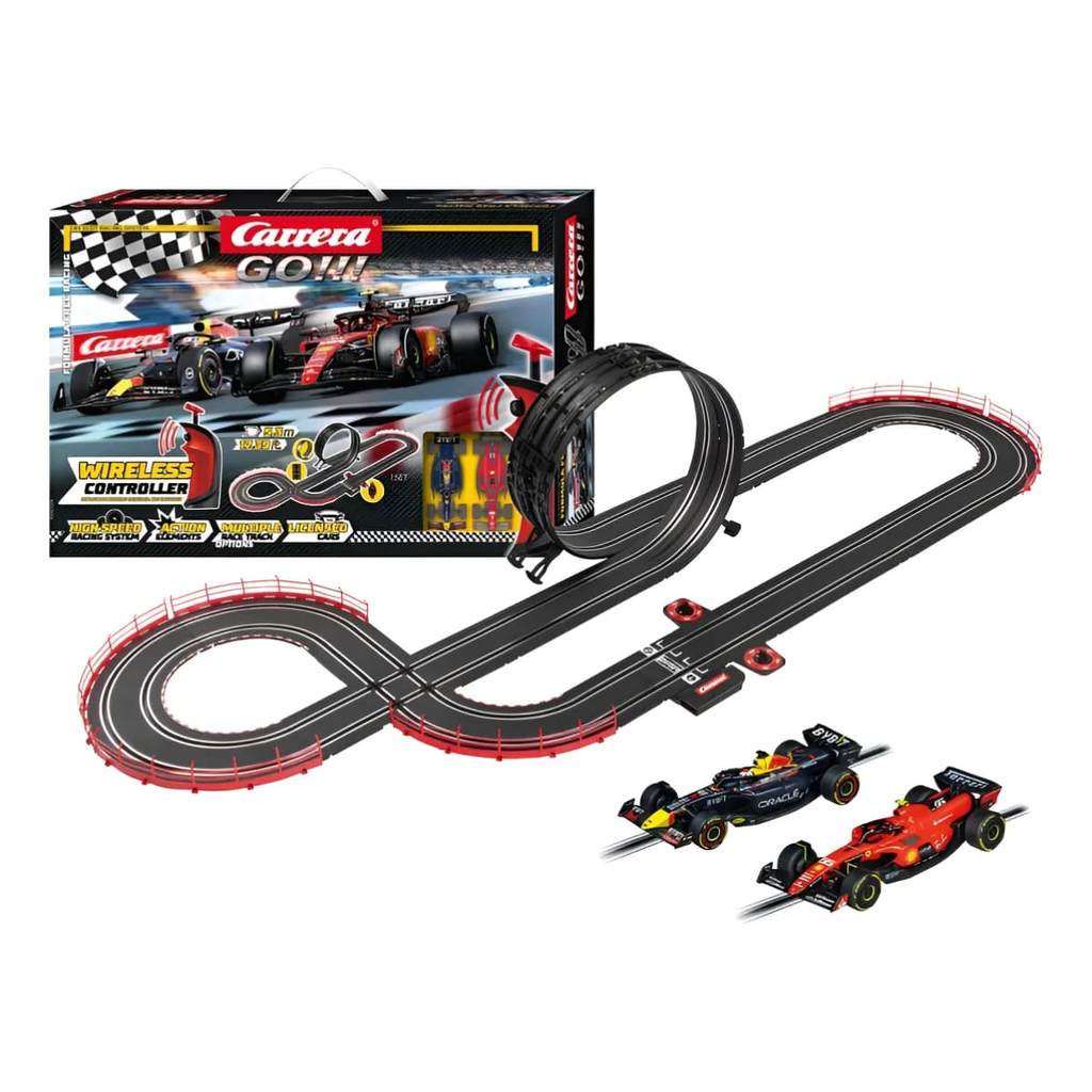 Autorama Carrera GO! Free Racing Formula 1 Ferrari/Redbull 5,3m 1/43 ...
