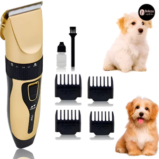 Kit de Luxo para Beleza e Higienização de Pets: Máquina com Controle Digital, Cortador com Recurso em Oferta na Shopee