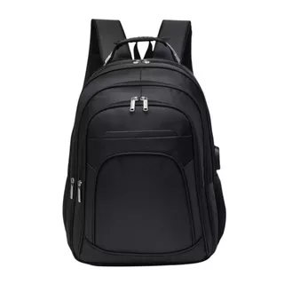 Mochila Masculina Feminina Com Cabo de Aço Resistente Impermeável Compartimento Para Notebook Preta em Oferta na Shopee