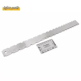 Ferramenta Luthiers De Borda Reta Entalhada Para Pescoço De Guitarra Com Medidor De Régua De Ação De Corda Guitarras Elé