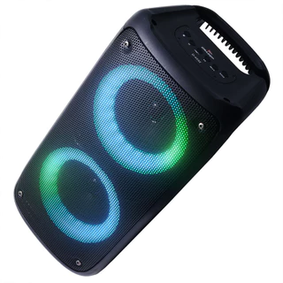 Caixa de Som Bluetooth Grande Amplificada Torre Painel Led RGB Grasep Ultra Potente 2 Alto Falante em Oferta na Shopee