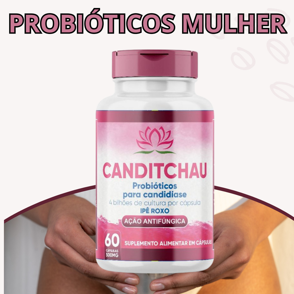CANDITCHAU PROBIÓTICOS ANTIFUNGO LACTOBACILOS FLORA INTIMA CANDIDIASE ...