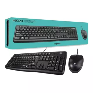 Combo Teclado e Mouse Logitech MK120 920-004429