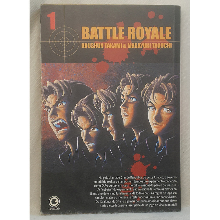 Mangá Battle Royale Volume 1 - Editora Conrad