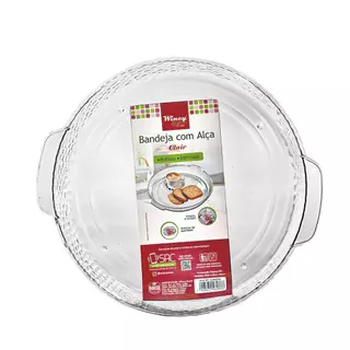 Bandeja Com Alça Clair  29X26X5 cm Wincy Casa em Oferta na Shopee