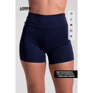 Shortinho Academia Fitness Feminino e Cintura Alta Zero Transparencia em Oferta na Shopee