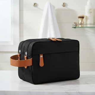 Necessaire Unissex Viagem Executiva Eco Couro Higiene Pessoal em Oferta na Shopee