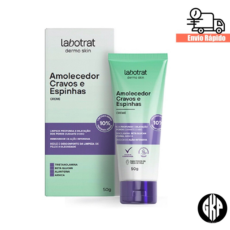 Amolecedor De Cravos E Espinhas Labotrat - 50g | Shopee Brasil