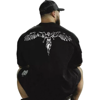 Camisa Oversized Anjo 'Veni Vidi Vici' Camiseta de Academa Premium Algodão