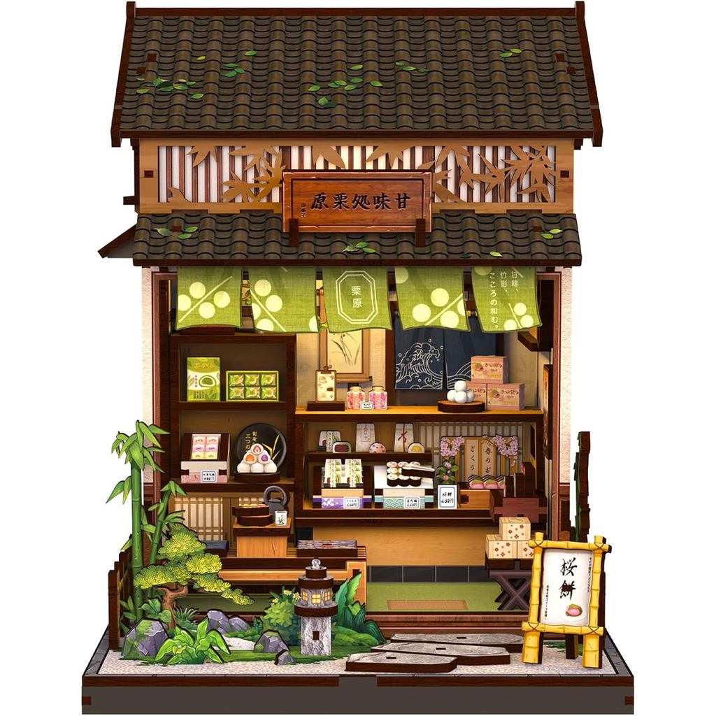 Kit Book Nook Cutefun Con 177 Piezas De Madera, Maqueta De Biblioteca Con Luces LED, DIY Para Adultos Y Niños A Partir De 14 Años