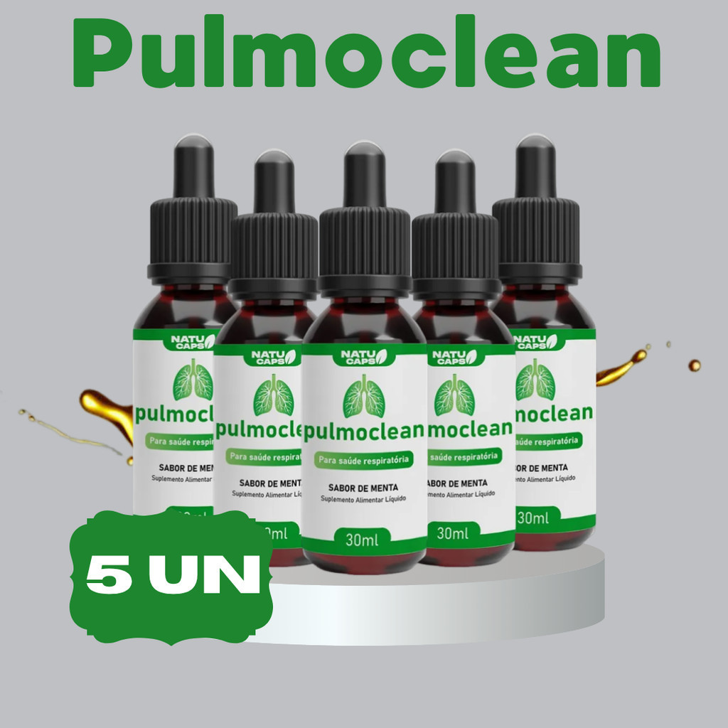 2 frascos de pulmoclean original com 30 ml | Shopee Brasil