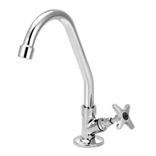 Torneira para Cozinha Forusi Mesa Bica Móvel JR C23 Cromado em Oferta na Shopee