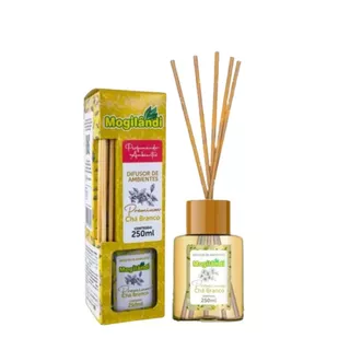 Difusor de Ambientes Premium Mogilândi Chá Branco 250ml em Oferta na Shopee