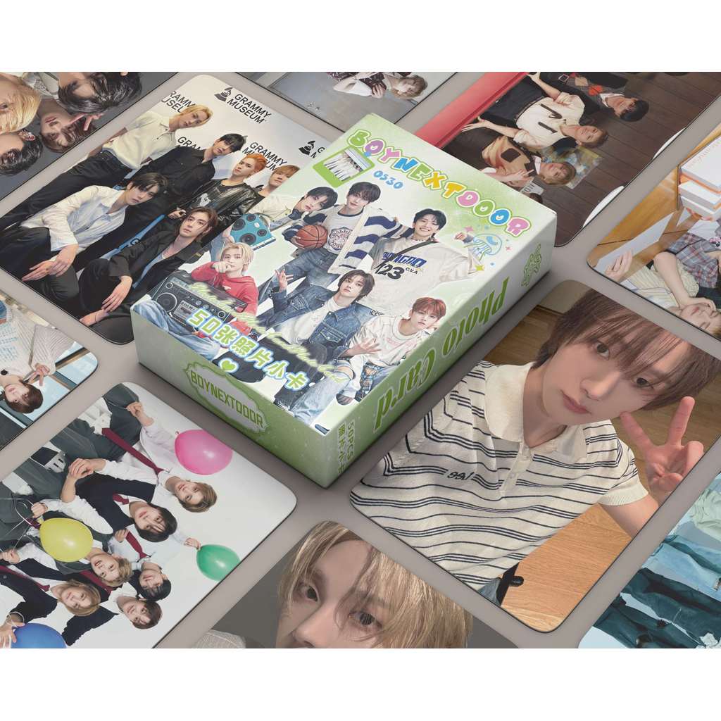 50-55pcs BOY NEXT DOOR Photocards Laser Holographic Lomo Cards