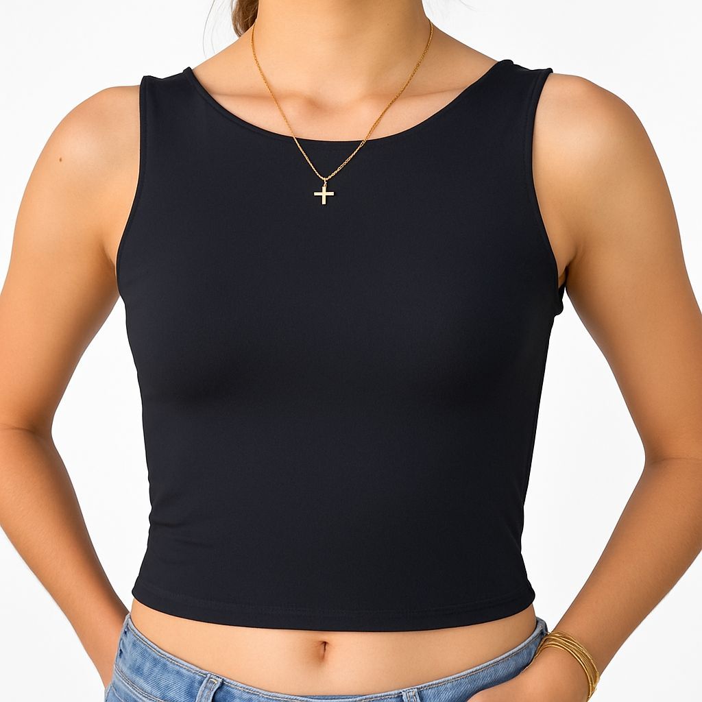 REGADA CROPPED COM DECOTE NAS COSTAS NO SUPLEX POLIAMIDA PARA O VERAO ...