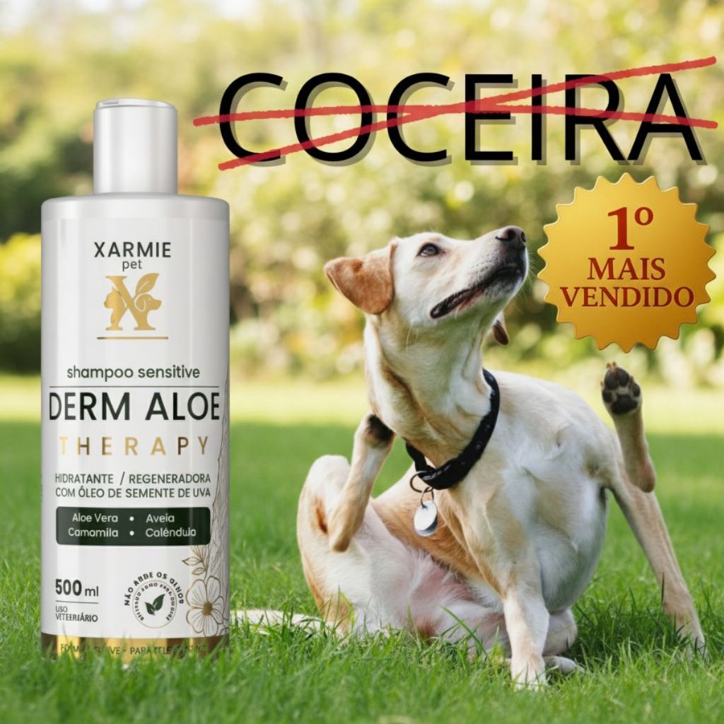 XARMIE Shampoo Dermatológico Para Pets – Ideal Para Coceira, Alergia e ...