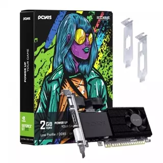 Placa De Vídeo PCYES NVIDIA GeForce GT 610, 2GB, GDDR3, PPE610DR3LPBR em Oferta na Shopee