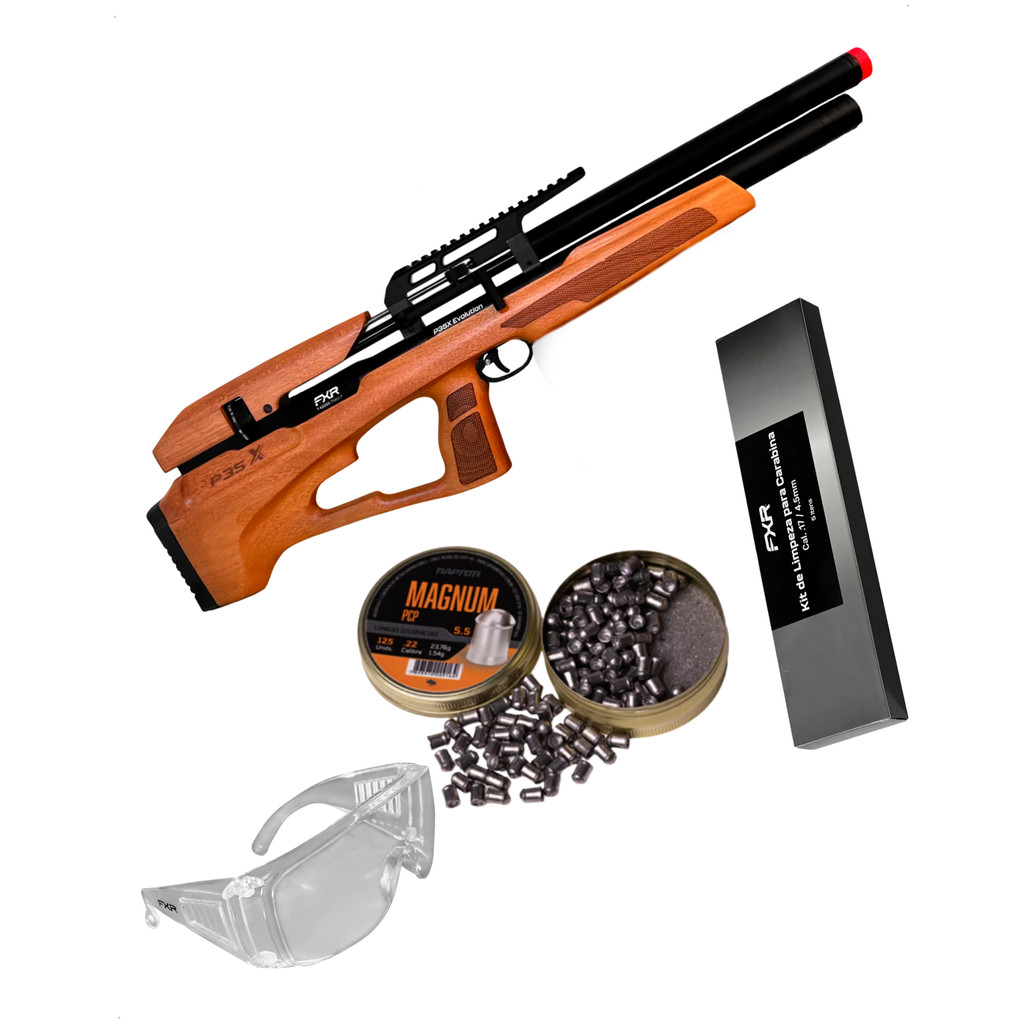 Carabina PCP Artemis P35X Madeira Bullpup 5,5 + kit Completo