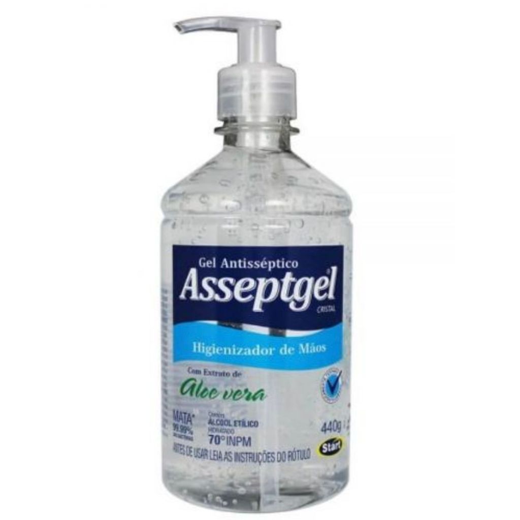 ALCOOL EM GEL VERSATIL ASSEPT 500ML