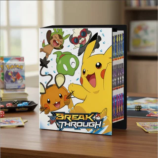 Fichário Álbum Pokémon 540 Cartas - Capa Dura TCG Pikachu Charizard